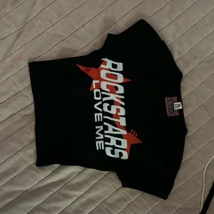 “rockstars love me” h0es for clothes brand baby tee